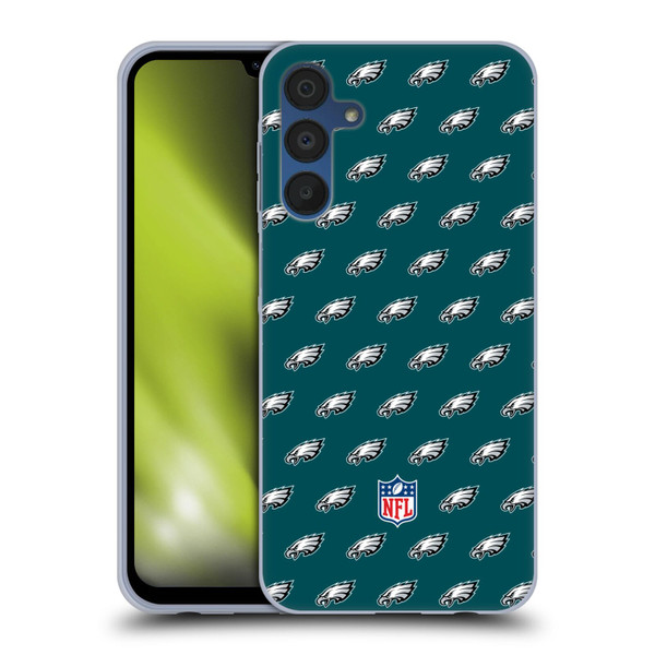 NFL Philadelphia Eagles Artwork Patterns Soft Gel Case for Samsung Galaxy A15 & MagSafe