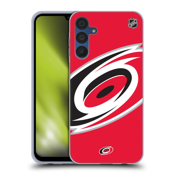 NHL Carolina Hurricanes Oversized Soft Gel Case for Samsung Galaxy A15 & MagSafe