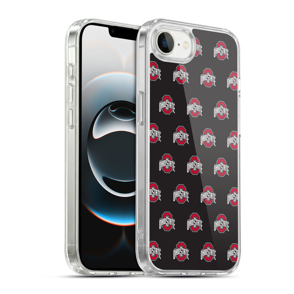 Ohio State University Logo Pattern Soft Gel Case for Apple iPhone 16e / Apple iPhone 17e & MagSafe