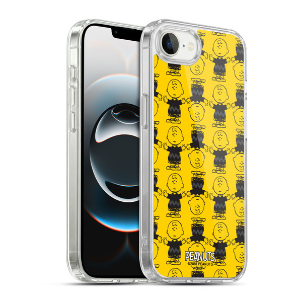 Peanuts Charlie Brown Patterns 2 Soft Gel Case for Apple iPhone 16e / Apple iPhone 17e & MagSafe