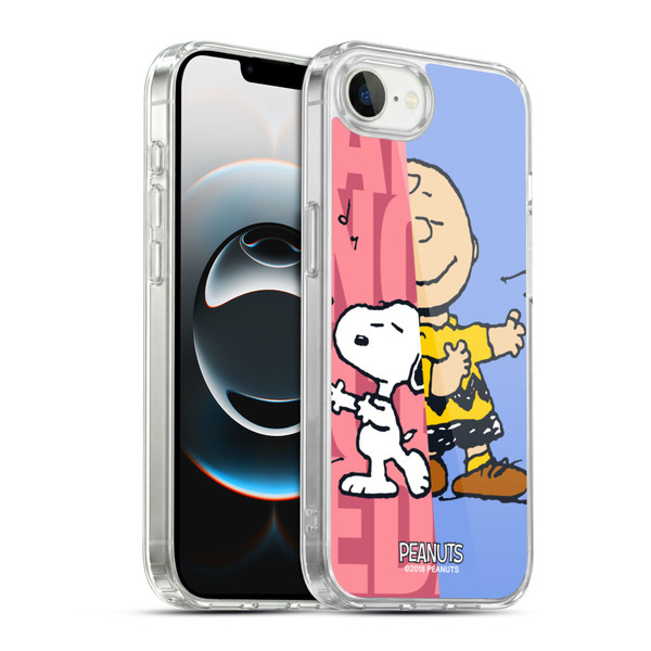Peanuts Halfs And Laughs Snoopy & Charlie Soft Gel Case for Apple iPhone 16e / Apple iPhone 17e & MagSafe