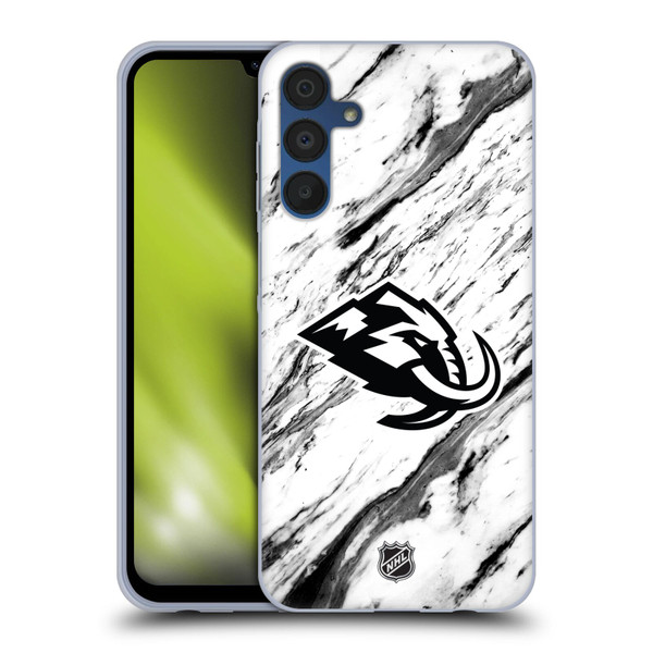 NHL Utah Mammoth Marble Soft Gel Case for Samsung Galaxy A15 & MagSafe