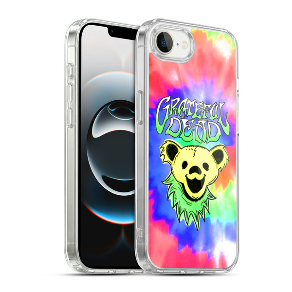 Grateful Dead Trends Bear Tie Dye Soft Gel Case for Apple iPhone 16e / Apple iPhone 17e & MagSafe