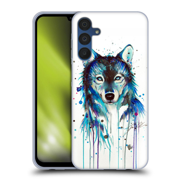 Pixie Cold Animals Ice Wolf Soft Gel Case for Samsung Galaxy A15 & MagSafe