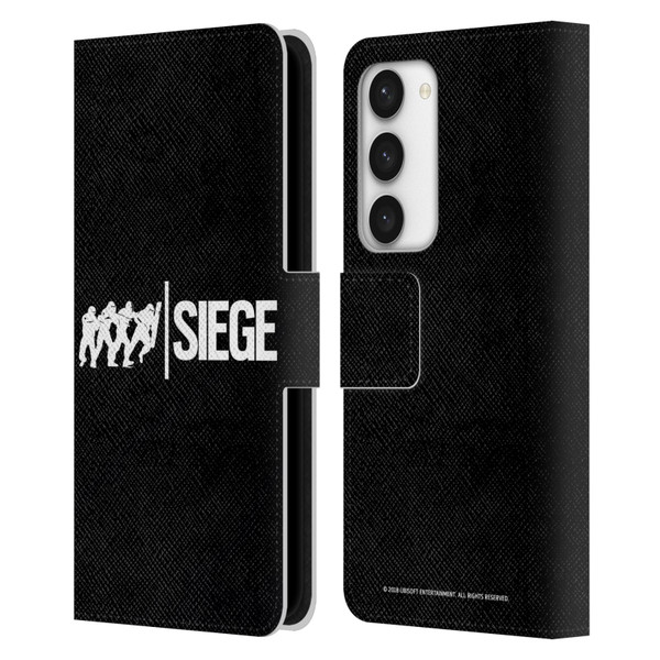 Tom Clancy's Rainbow Six Siege Logos Attack Leather Book Wallet Case Cover For Samsung Galaxy S23 5G
