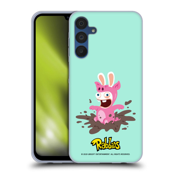 Rabbids Costumes Pig Soft Gel Case for Samsung Galaxy A15 & MagSafe