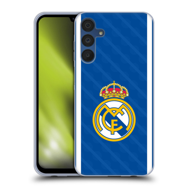 Real Madrid CF Badge Blue Soft Gel Case for Samsung Galaxy A15 & MagSafe