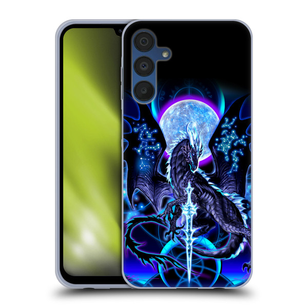Ruth Thompson Art Dragon, Sword & Constellations Soft Gel Case for Samsung Galaxy A15 & MagSafe