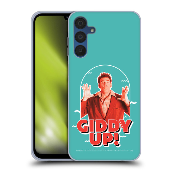Seinfeld Graphics Giddy Up! Soft Gel Case for Samsung Galaxy A15 & MagSafe
