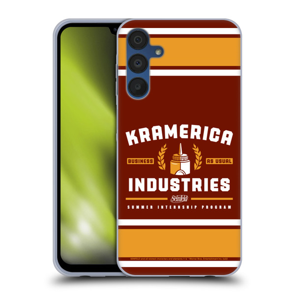 Seinfeld Graphics Kramerica Industries Soft Gel Case for Samsung Galaxy A15 & MagSafe