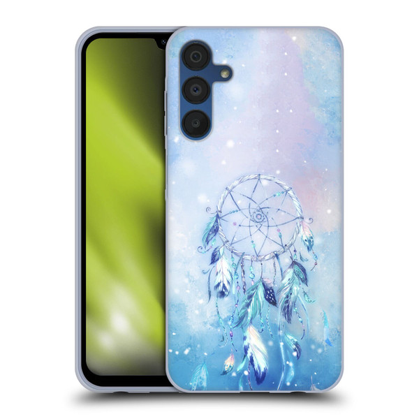 Simone Gatterwe Assorted Designs Blue Dreamcatcher Soft Gel Case for Samsung Galaxy A15 & MagSafe