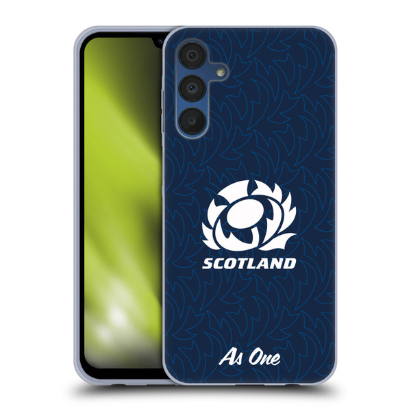 Scotland Rugby Graphics Pattern Soft Gel Case for Samsung Galaxy A15 & MagSafe