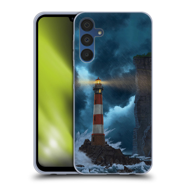Vincent Hie Graphics Unbreakable Soft Gel Case for Samsung Galaxy A15 & MagSafe