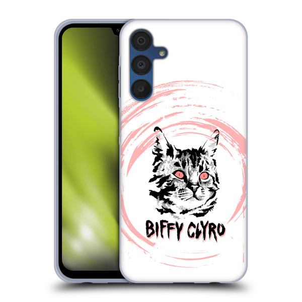 Biffy Clyro Graphics Cat Soft Gel Case for Samsung Galaxy A15 & MagSafe