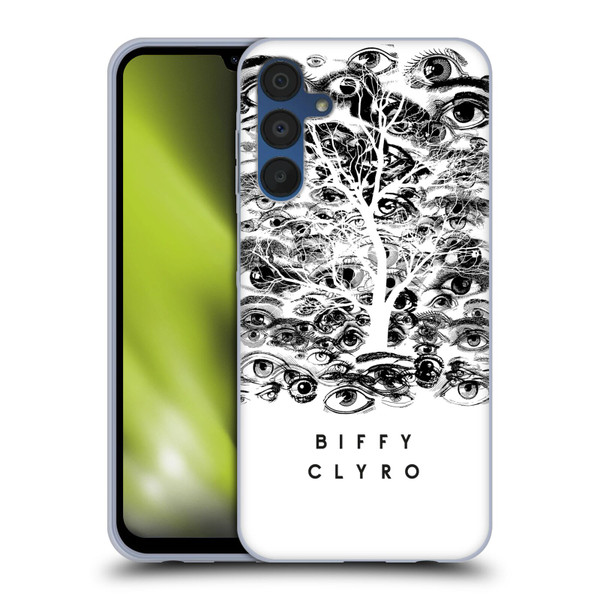 Biffy Clyro Graphics Eyes Soft Gel Case for Samsung Galaxy A15 & MagSafe