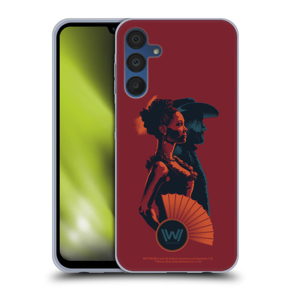 Westworld Graphics Maeve And Hector Soft Gel Case for Samsung Galaxy A15 & MagSafe