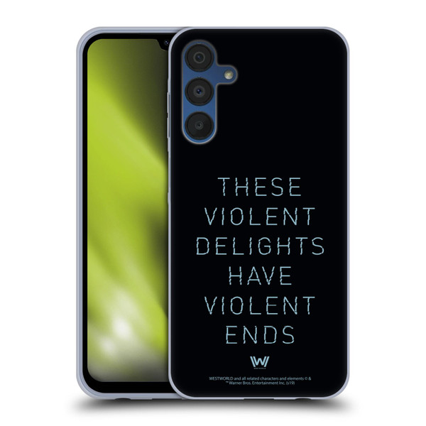 Westworld Graphics Violent Delights Soft Gel Case for Samsung Galaxy A15 & MagSafe