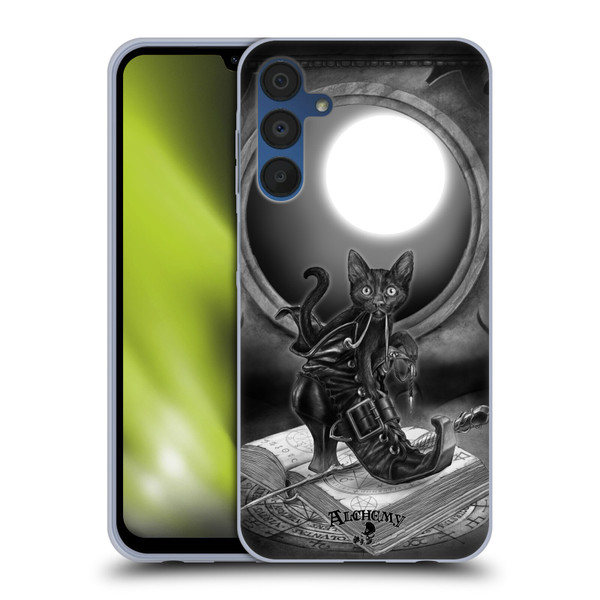 Alchemy Gothic Cats Midnight Mischief Soft Gel Case for Samsung Galaxy A15 & MagSafe