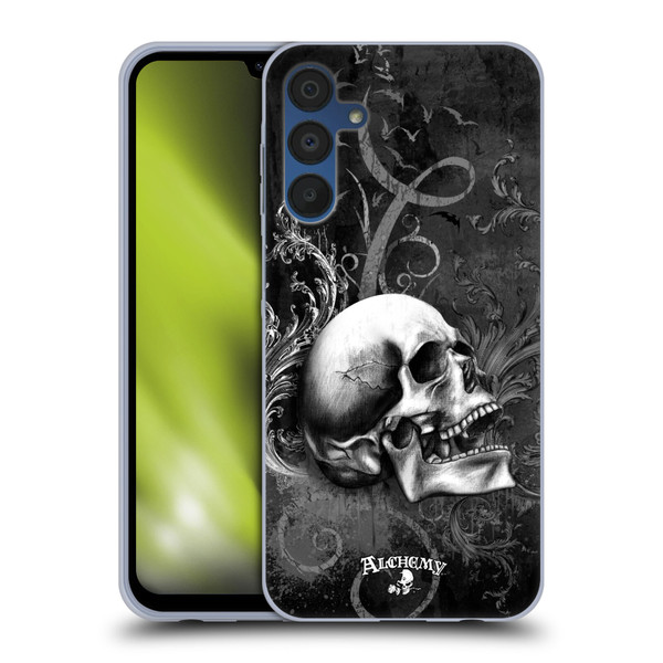Alchemy Gothic Skull De Profundis Soft Gel Case for Samsung Galaxy A15 & MagSafe