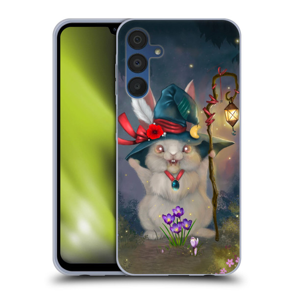Ash Evans Graphics Magic Bunny Soft Gel Case for Samsung Galaxy A15 & MagSafe