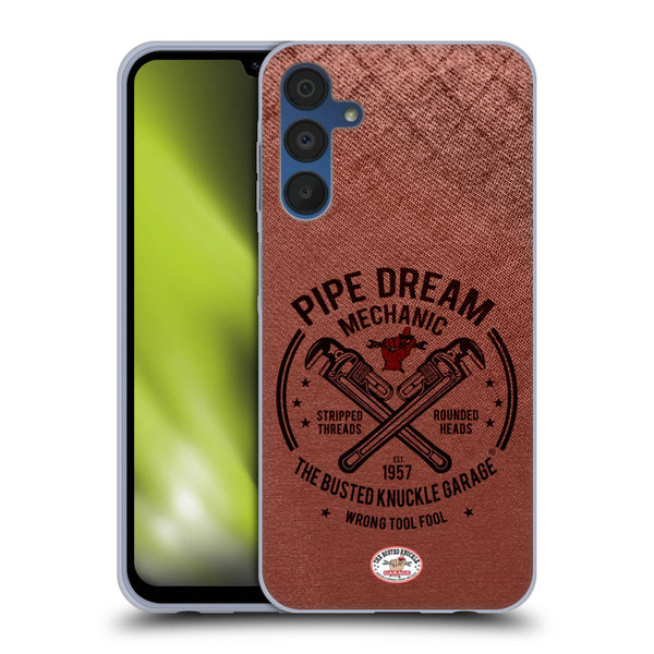Busted Knuckle Garage Graphics Pipe Dream Soft Gel Case for Samsung Galaxy A15 & MagSafe