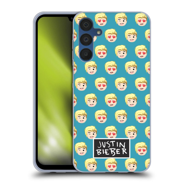 Justin Bieber Justmojis Patterns Soft Gel Case for Samsung Galaxy A15 & MagSafe
