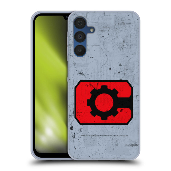 Cyborg DC Comics Logos Classic Soft Gel Case for Samsung Galaxy A15 & MagSafe