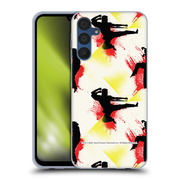 Cobra Kai Graphics Kick Pattern Soft Gel Case for Samsung Galaxy A15 & MagSafe
