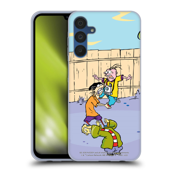 Ed, Edd, n Eddy Graphics Characters Soft Gel Case for Samsung Galaxy A15 & MagSafe