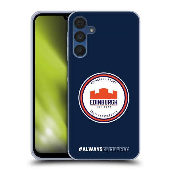 Edinburgh Rugby Graphics 150th Logo Soft Gel Case for Samsung Galaxy A15 & MagSafe