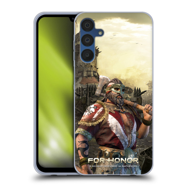 For Honor Characters Berserker Soft Gel Case for Samsung Galaxy A15 & MagSafe