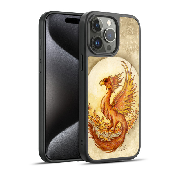 Amy Brown Mythical Fire Element Gel Armour Case For Apple iPhone 15 Pro Max
