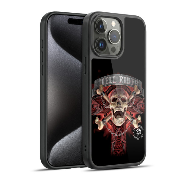 Anne Stokes Fire Tribal Hell Rider Gel Armour Case For Apple iPhone 15 Pro Max