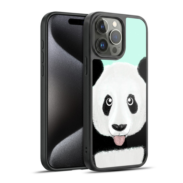 Barruf Animals The Cute Panda Gel Armour Case For Apple iPhone 15 Pro Max