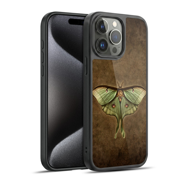 Brigid Ashwood Winged Things Steampunk Luna Moth Gel Armour Case For Apple iPhone 15 Pro Max