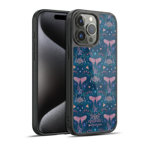 Episodic Drawing Spooky Patterns Halloween Pumpkin Cat Gel Armour Case For Apple iPhone 15 Pro Max