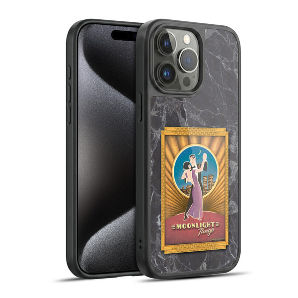 Larry Grossman Retro Collection Moonlight Tango Gel Armour Case For Apple iPhone 15 Pro Max