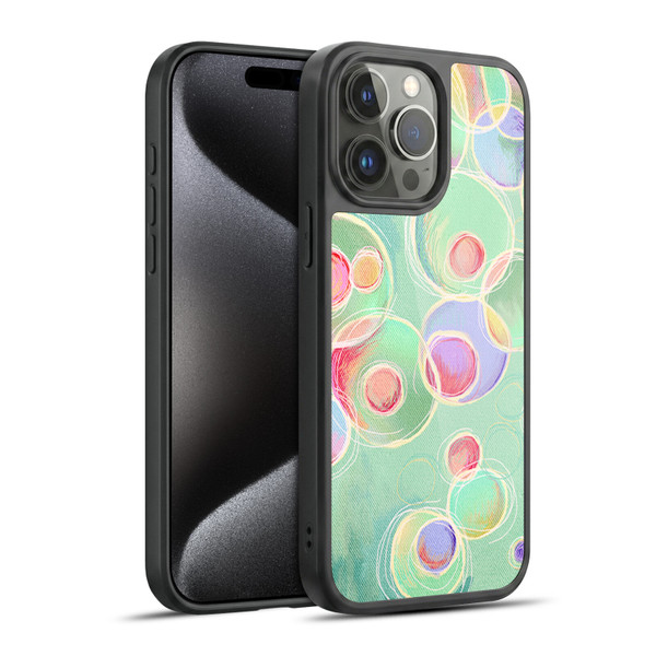 Micklyn Le Feuvre Patterns Iridescent Bubbles Gel Armour Case For Apple iPhone 15 Pro Max