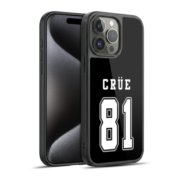 Motley Crue Logos Jersey Gel Armour Case For Apple iPhone 15 Pro Max