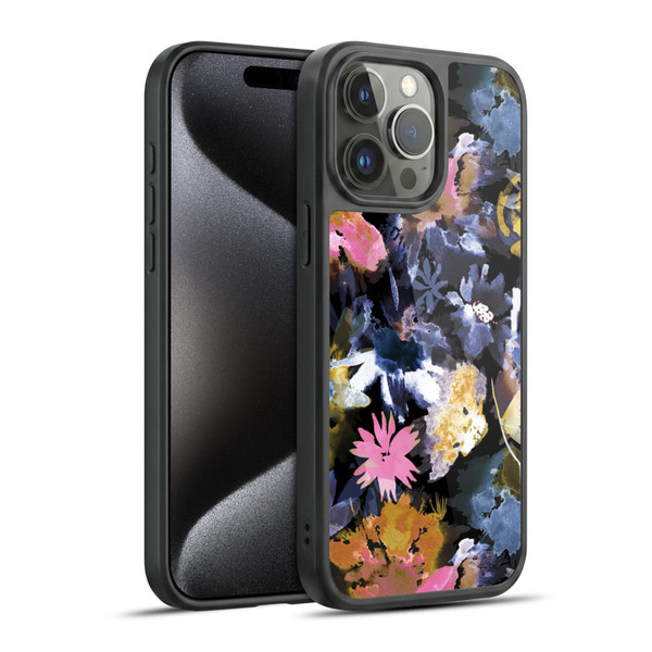 Ninola Floral Spring Memories Dark Gel Armour Case For Apple iPhone 15 Pro Max
