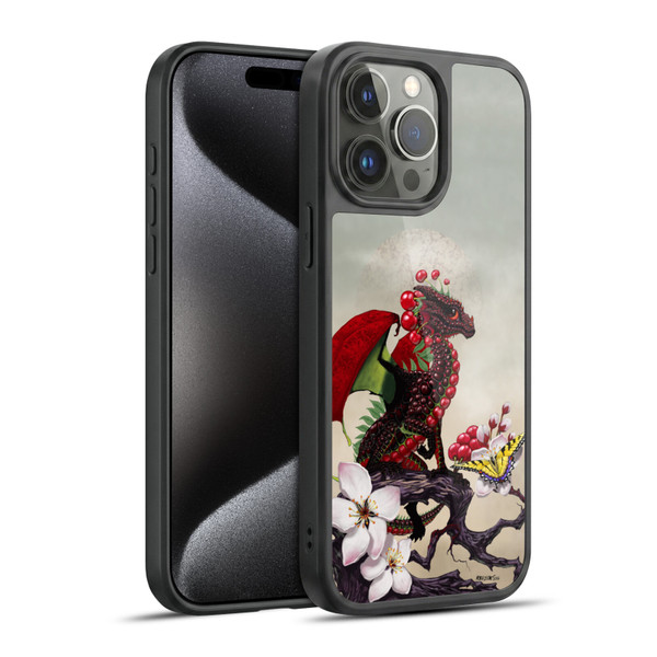 Stanley Morrison Art Cherry Tree, Dragon, Butterfly Gel Armour Case For Apple iPhone 15 Pro Max