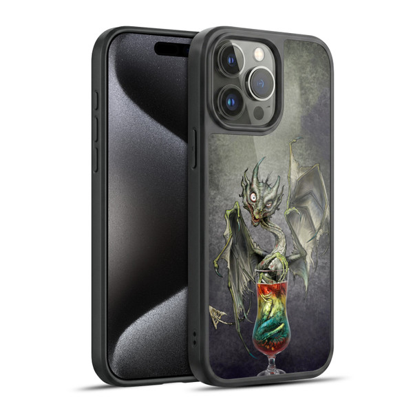 Stanley Morrison Dragons Green Zombie Drink Gel Armour Case For Apple iPhone 15 Pro Max