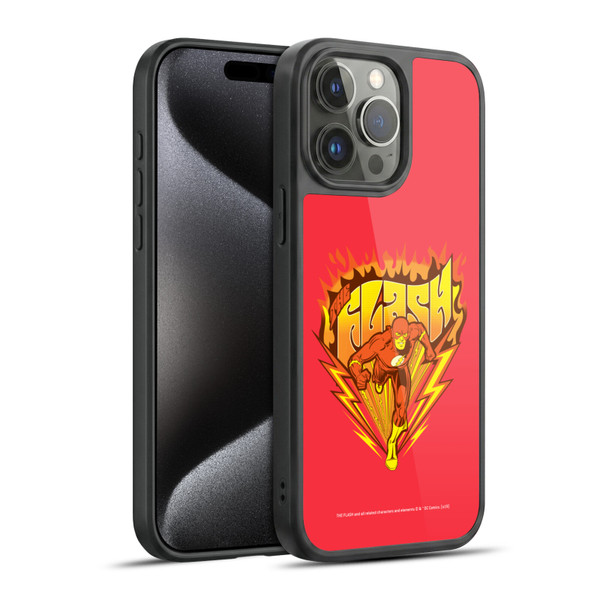 The Flash DC Comics Vintage Fastest Man Gel Armour Case For Apple iPhone 15 Pro Max