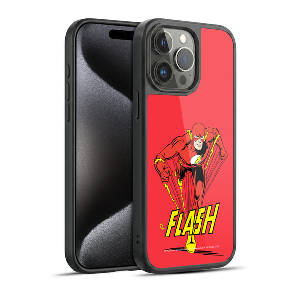 The Flash DC Comics Vintage Speedster Gel Armour Case For Apple iPhone 15 Pro Max