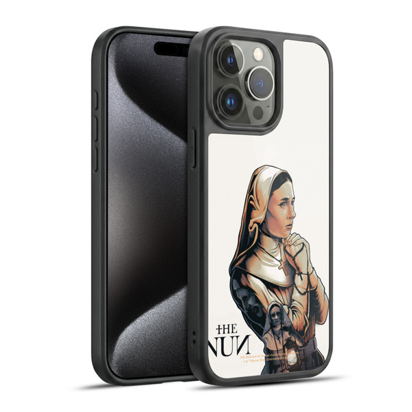 The Nun Valak Graphics Pray 2 Gel Armour Case For Apple iPhone 15 Pro Max