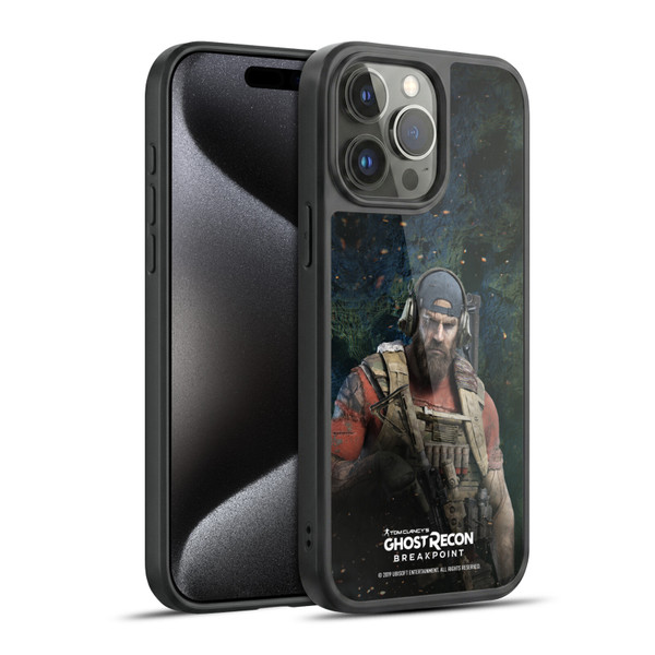 Tom Clancy's Ghost Recon Breakpoint Character Art Logo Gel Armour Case For Apple iPhone 15 Pro Max