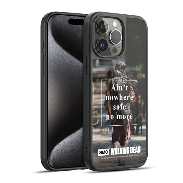 AMC The Walking Dead Quotes Daryl Nowhere Safe Gel Armour Case For Apple iPhone 15 Pro Max