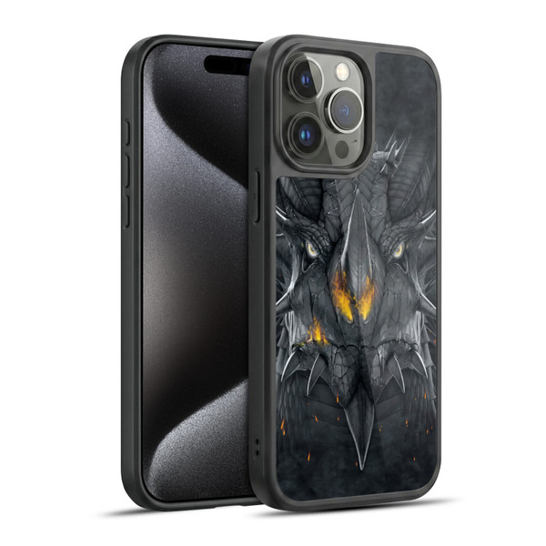Vincent Hie Big Face Animals Dragon Gel Armour Case For Apple iPhone 15 Pro Max