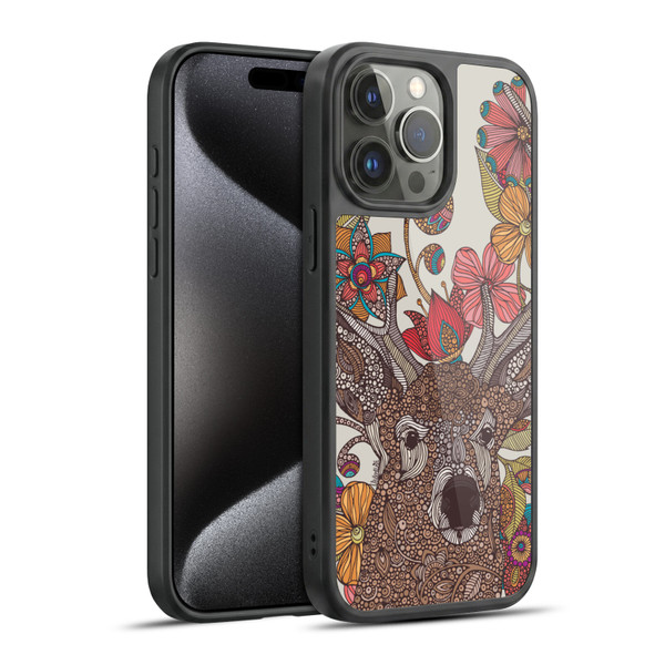 Valentina Animals And Floral Deer Gel Armour Case For Apple iPhone 15 Pro Max