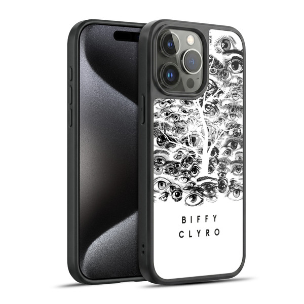 Biffy Clyro Graphics Eyes Gel Armour Case For Apple iPhone 15 Pro Max